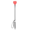 53.5CM PU Leather Heart-Shaped Horse Whip Premium Crops Equestrianism Paddles Riding Crop Horse Whips 1