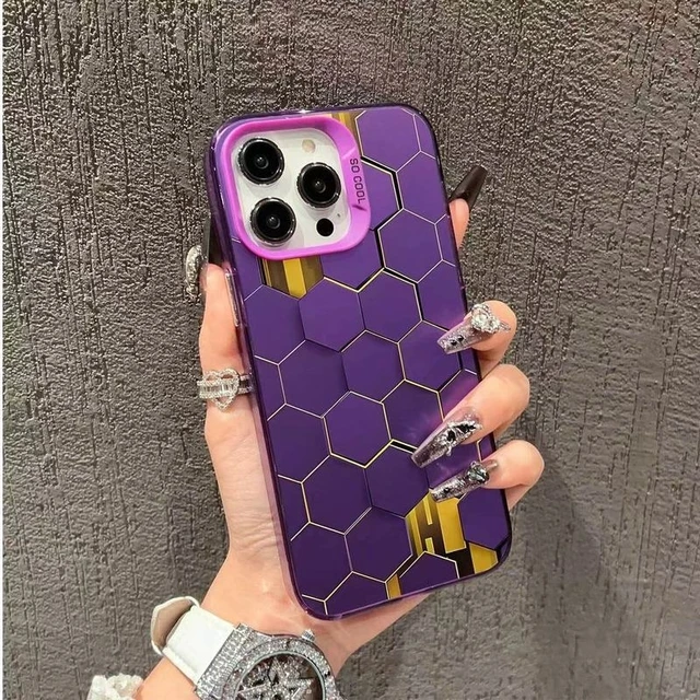 Advanced Fashion Honeycomb Matte Nest Square Phone Protective Case Suitable For Iphone Series Frosted Anti Fingerprint PhoneCase 3