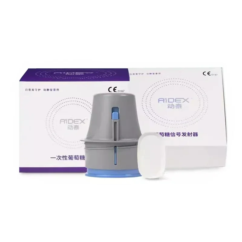 

Aidex Sensor Transmitter Kit Glucose Real Time Diabetes CGM Applicator