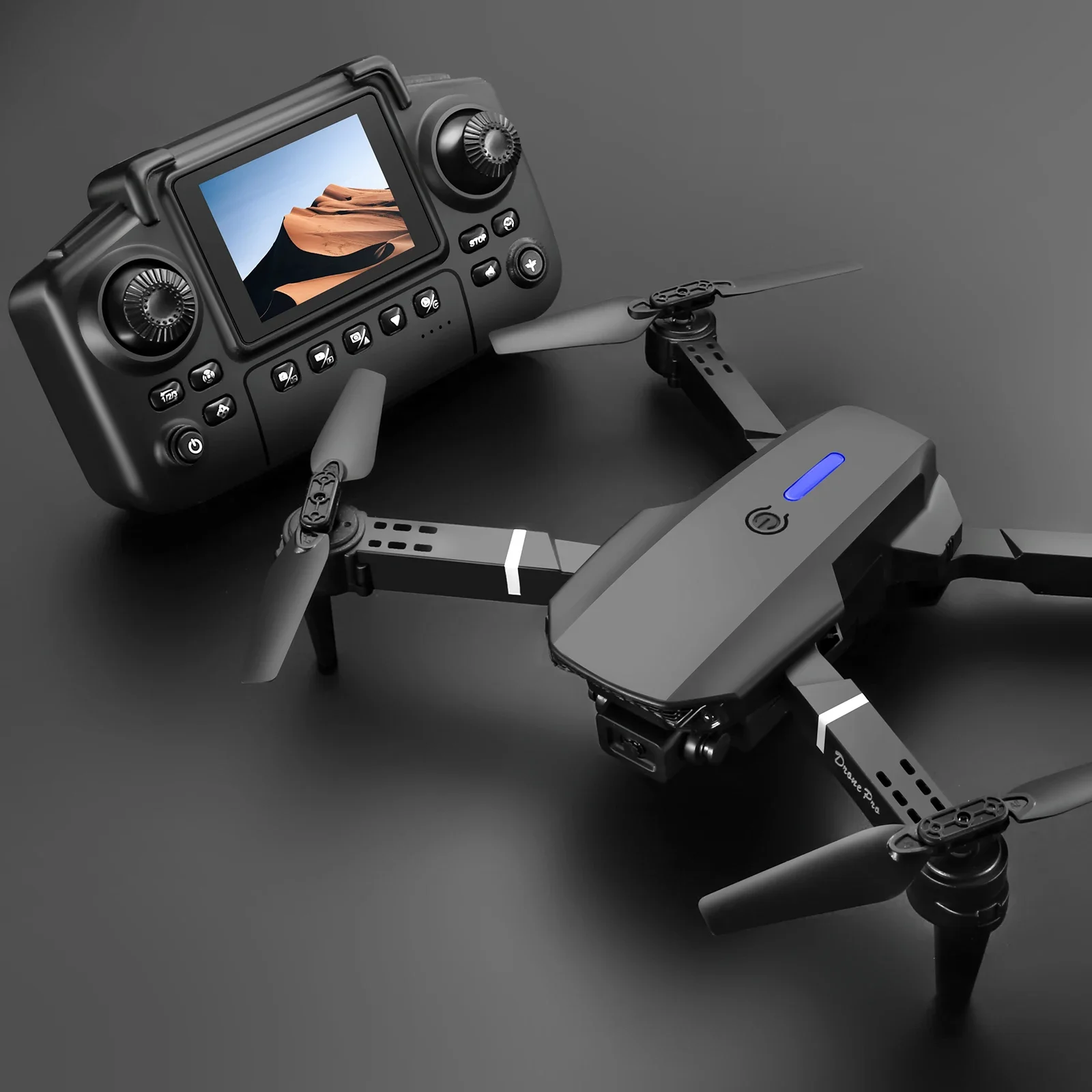 Drone E99 PRO 4K HD Caméra WiFi Quadricoptère Pliable