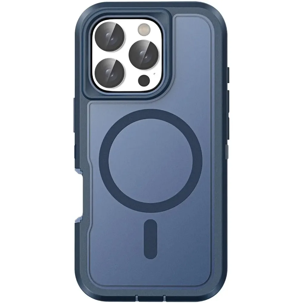 Premium Heavy Duty Magnetic Armor Case with Anti-Slip Grip and Charging Protection