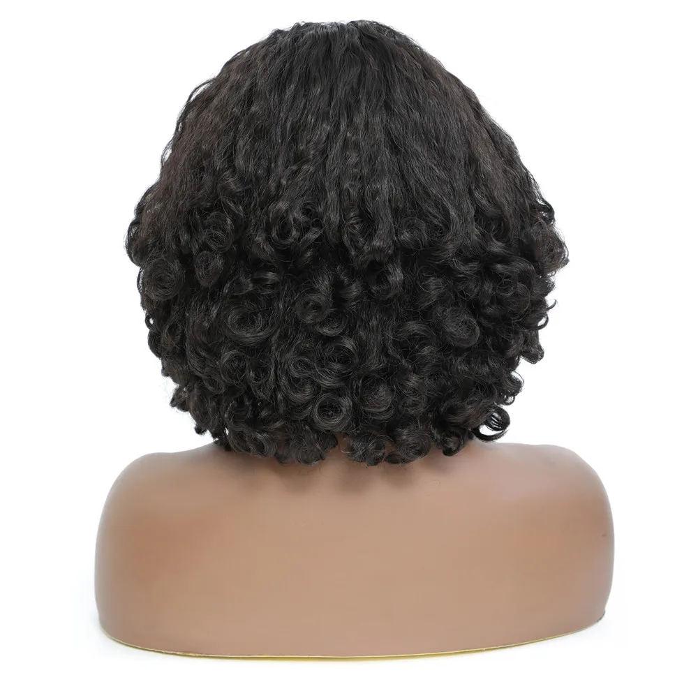 Парики из коротких синтетических волос для чернокожих женщин, X-TRESS, афро-кудрявые