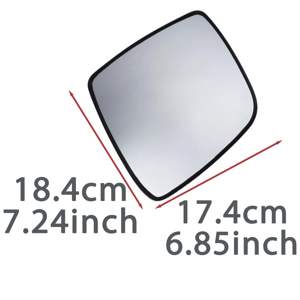 자동차 좌우 백미러 사이드 윙 가열 유리, 현대 그랜드 스타렉스 iMax iLoad TQ H-1 왜건 H1 2008-2018, 1 개