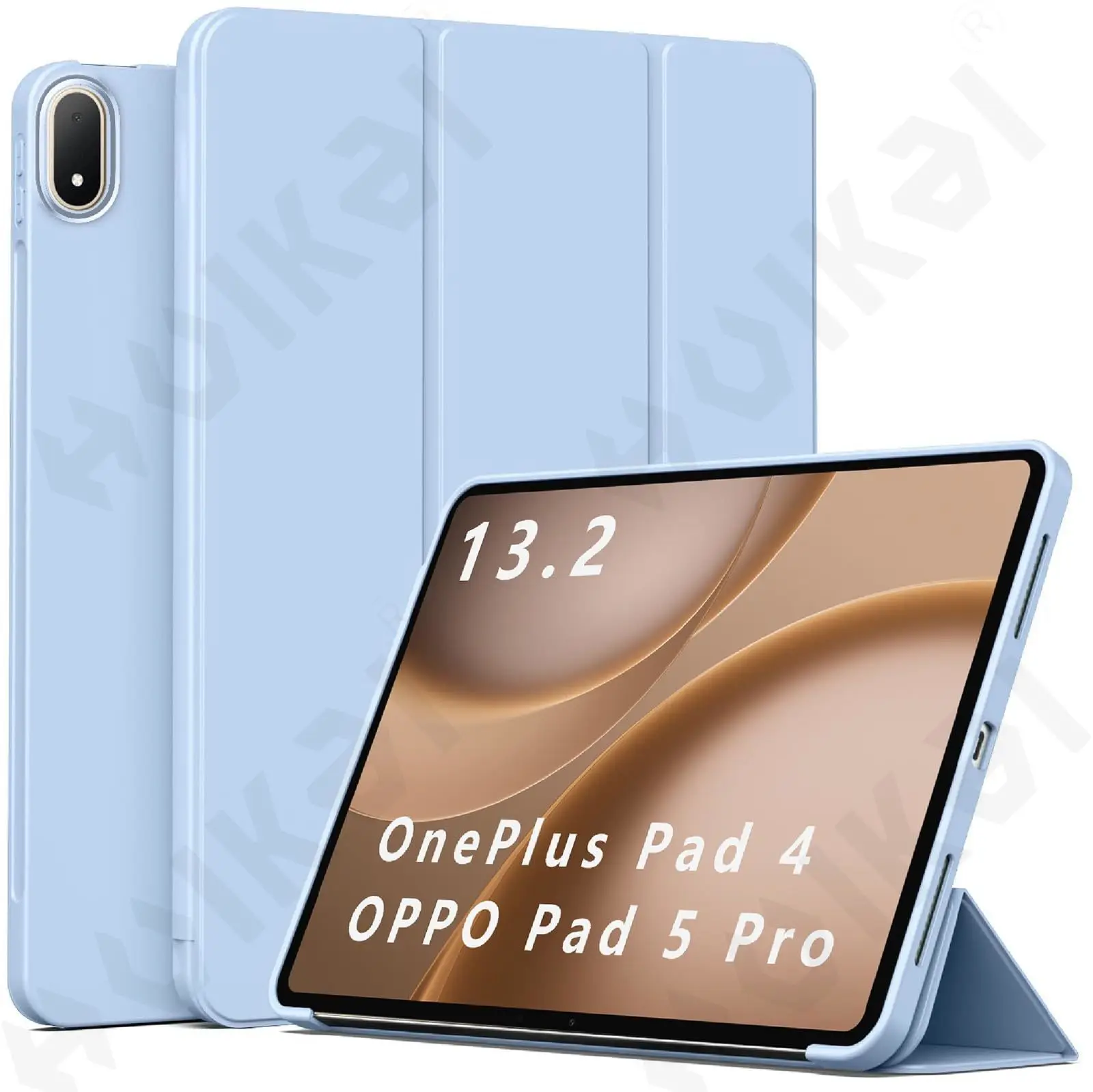 Elegant Trifold PU Leather Stand Case
