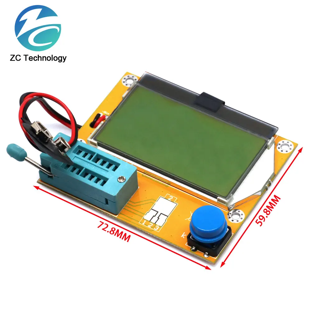 Testeur de transistors T4 avec boîtier et support pile pour RC