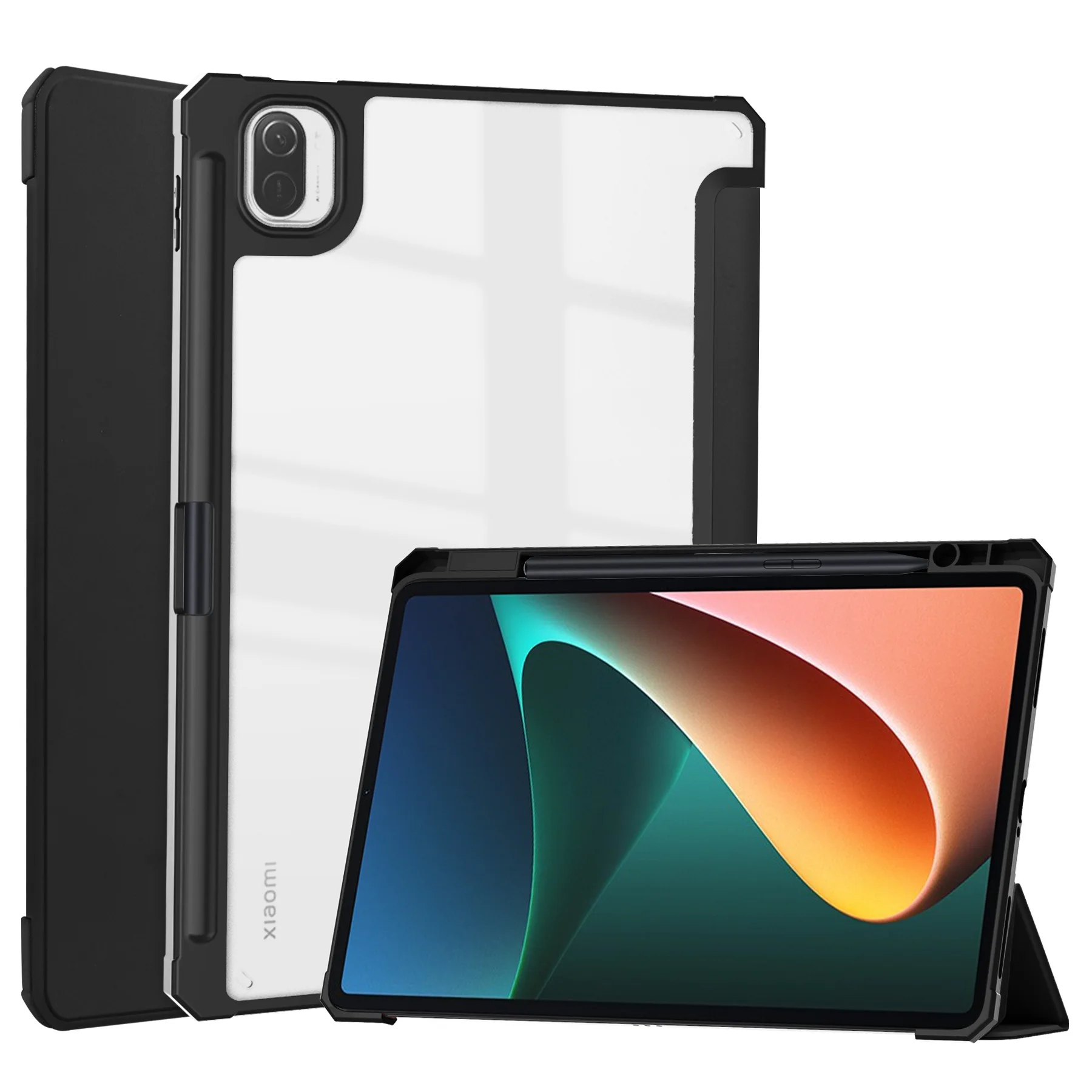 Per Xiaomi Pad 5 Pro Mi Pad 5 Custodia Magnetica Pieghevole Smart Cover Funda Per Xiaomi Mi Pad 5 Pro Pad 5 11 "Custodia Con Portamatite