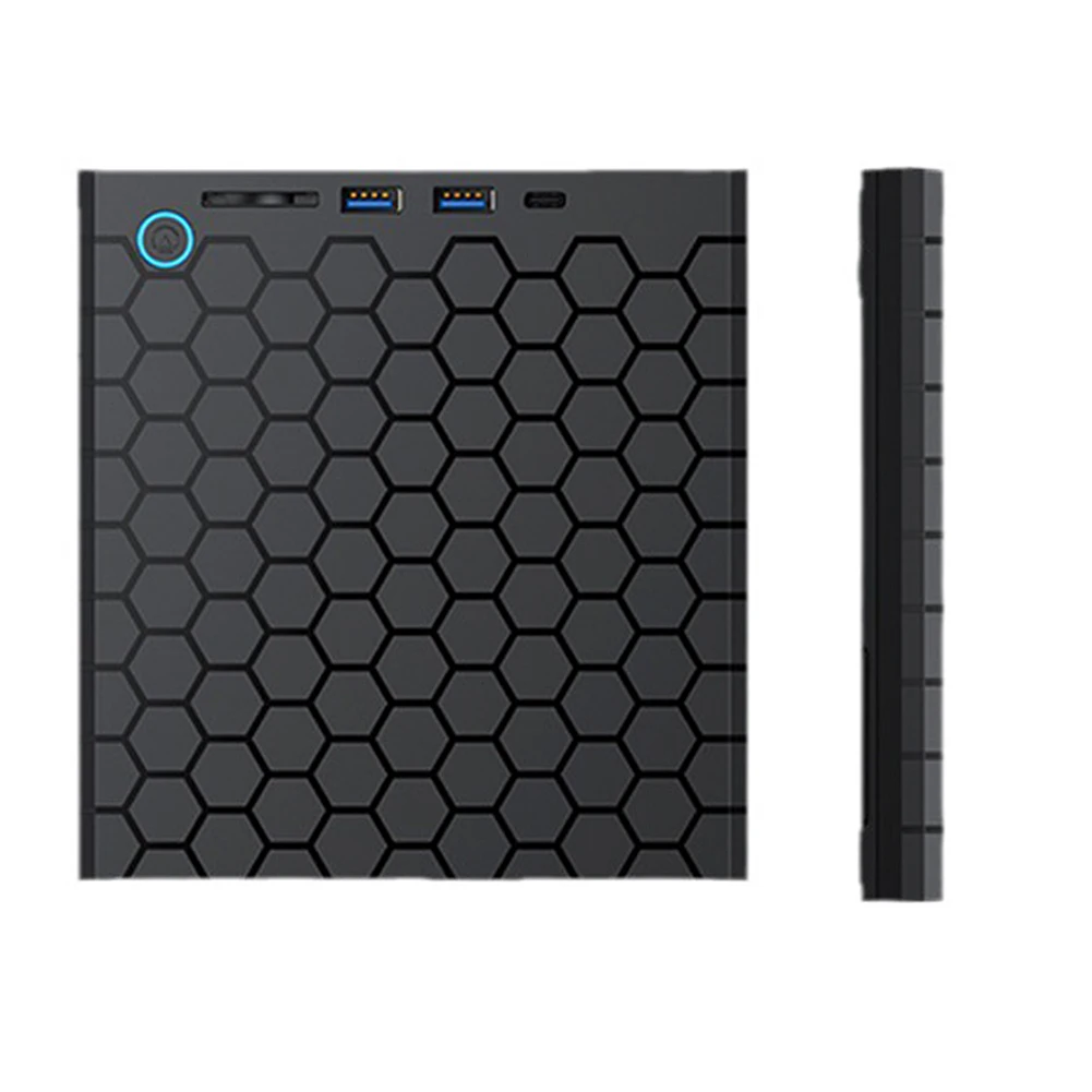 DVD 드라이브 플레이어 USB 3.0 C 타입 광학 디스크 드라이브, SD/TF 슬롯, CD 버너 라이터, USB 3.0 허브, TF 리더, 노트북 맥북 PC용