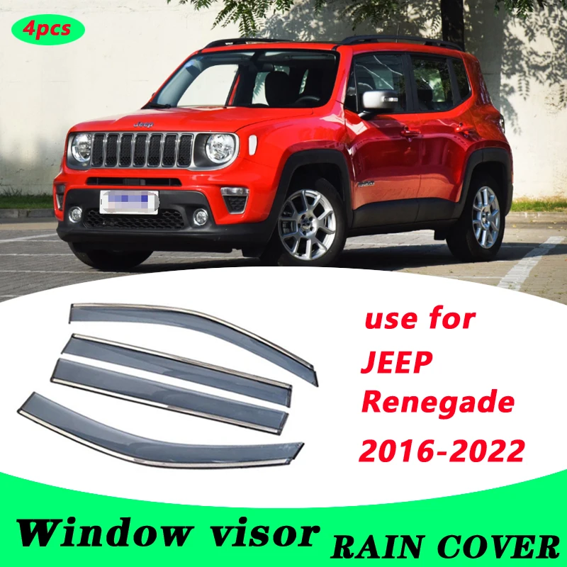 For Jeep Renegade 20162022 Renegade Plastic Window Visor Vent Shades