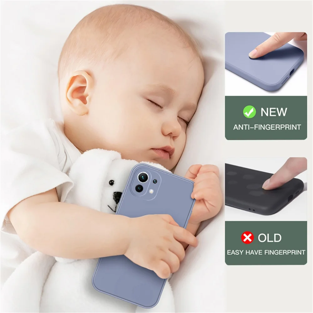 Luxury Soft Liquid Silicone Couples Phone Case