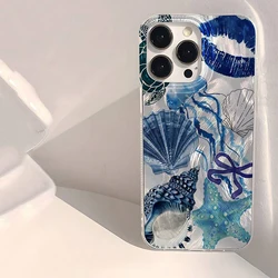 Seaside Scenery Wave Beach Pattern Phone Case with Feather Texture Cover for Honor X7 4G (YSK - 263YS6683A1)