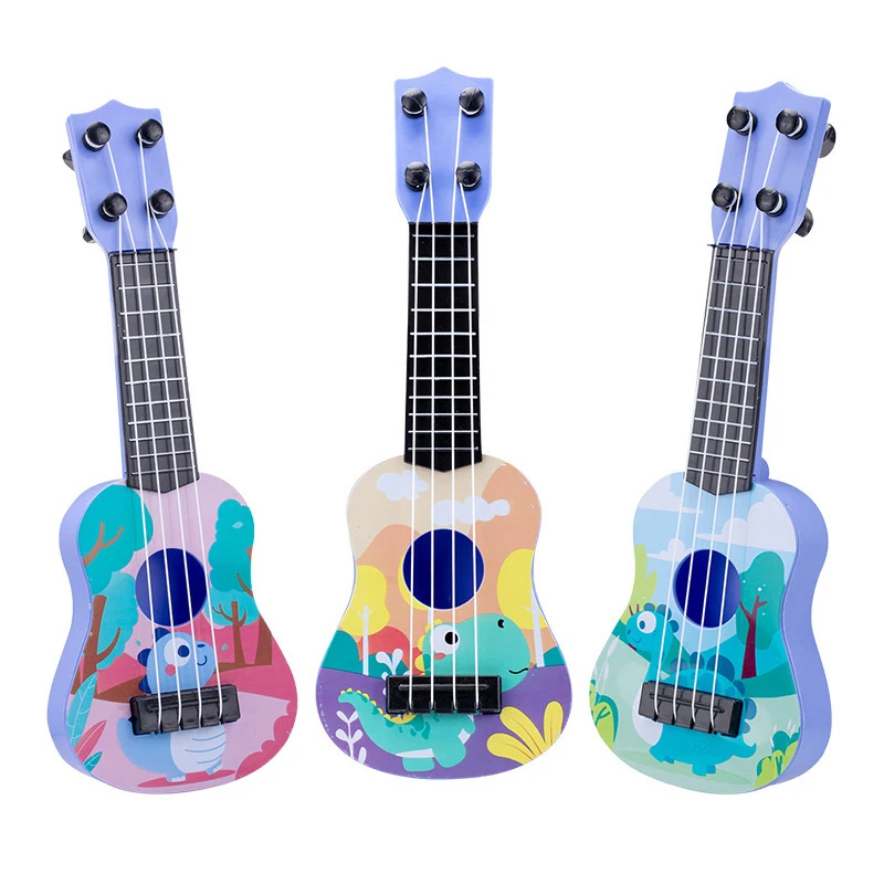 Ukulele Guitar Toy Skill Improving Classical Early Educational Musical Instrument For Boys Girls Children Baby Xmas Gifts ukulele set