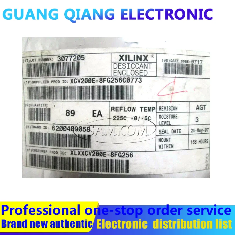 

1 шт XCV200E-8FG256C 5292-CELL, CMOS, PBGA256