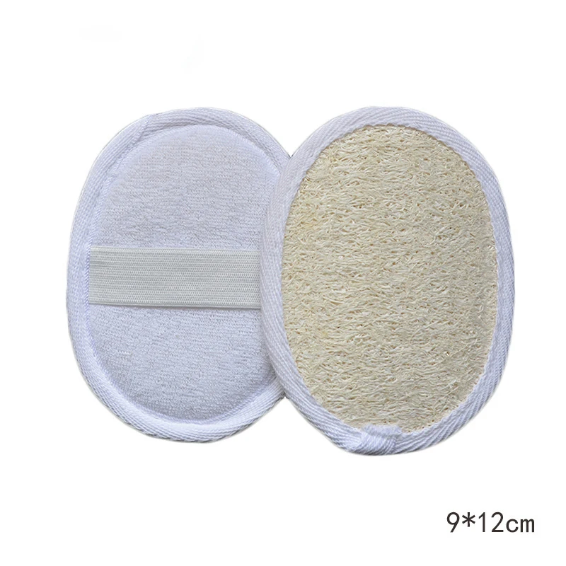 Natural Loofah Body Scrubber Bath Exfoliating Sponge Soft Shower Brushes Clearner Pad Exfoliator Shower Puff Body Skin Care Tool 4