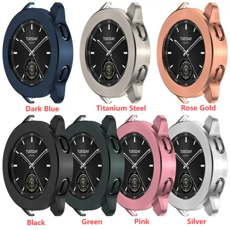 Durable TPU & PC Protective Watch Case with Bezel - Anti-Scratch Cover