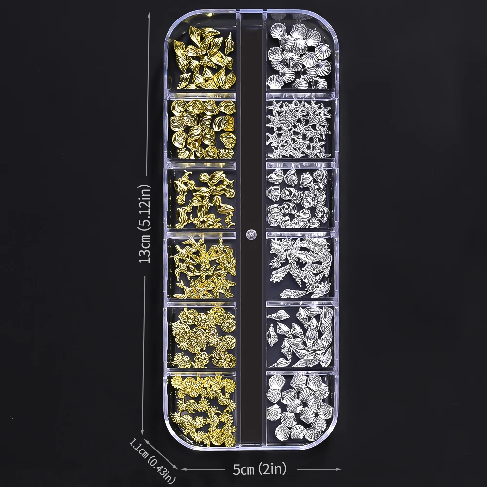 Sea-Theme Alloy Nail Art Charms 8