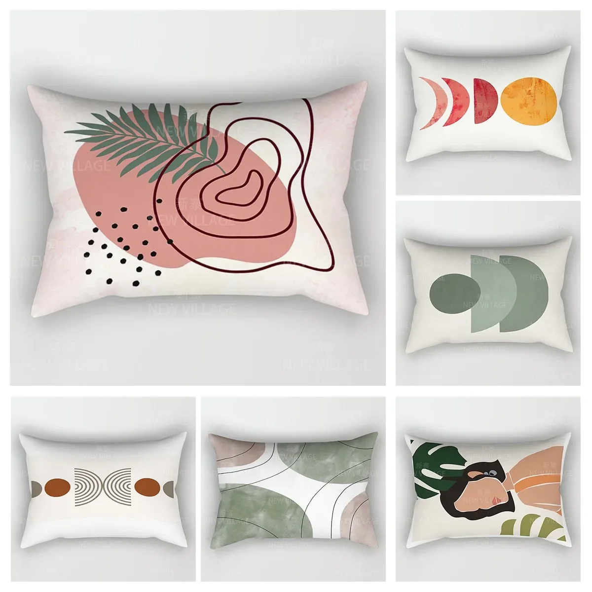 

Home autumn decoration Morandi flowers pillow cushion cover Home decorations throw pillow covers 30*50 pillowcase 30x50 40x60