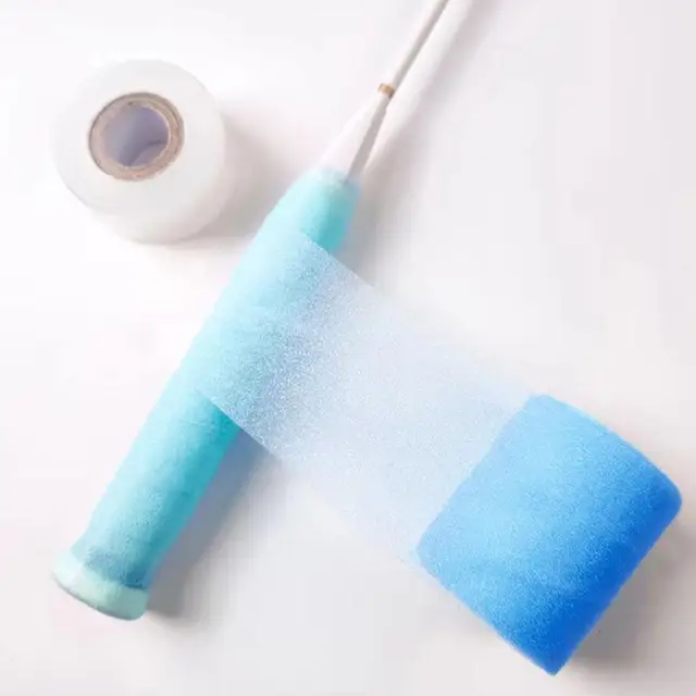 Athletic Sponge Pre Wrap Tape Racket Grip Priming Cushioning Tape Sweat Absorbing Bandage Anti-slip Tennis Badminton Grip Tape 6