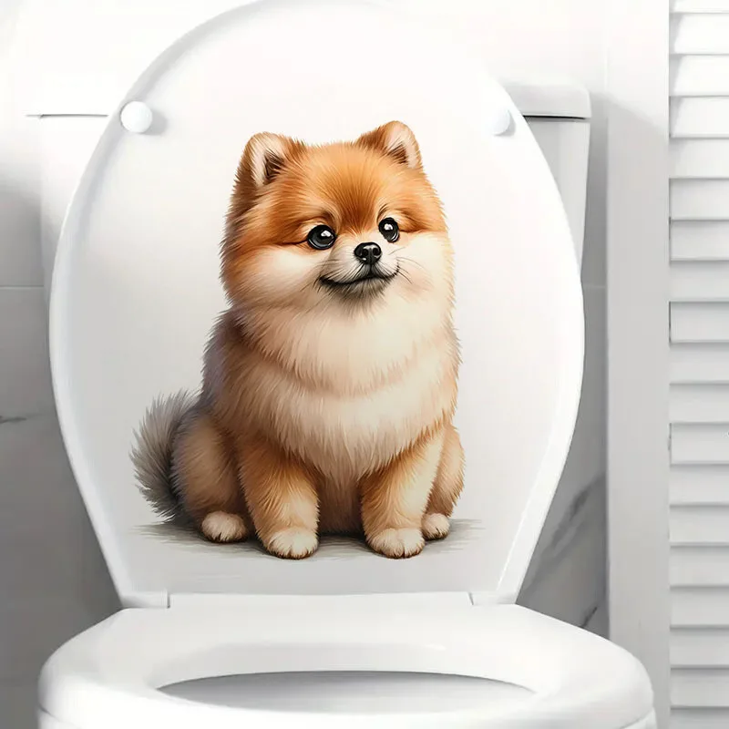 Pomeranian Dog Wall Decal For Kitchen & Living Room