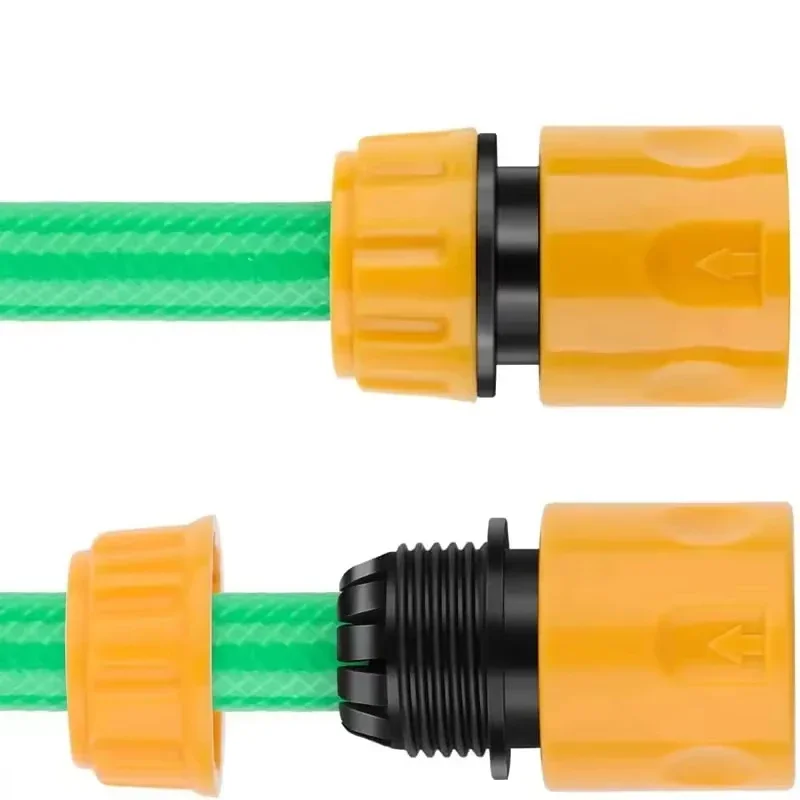 Hose Connector 6 Pcs Garden Quick 1/2&rdquo; End Double Male Hose Coupling Joint Adapter Extender Set For Pipe Tube