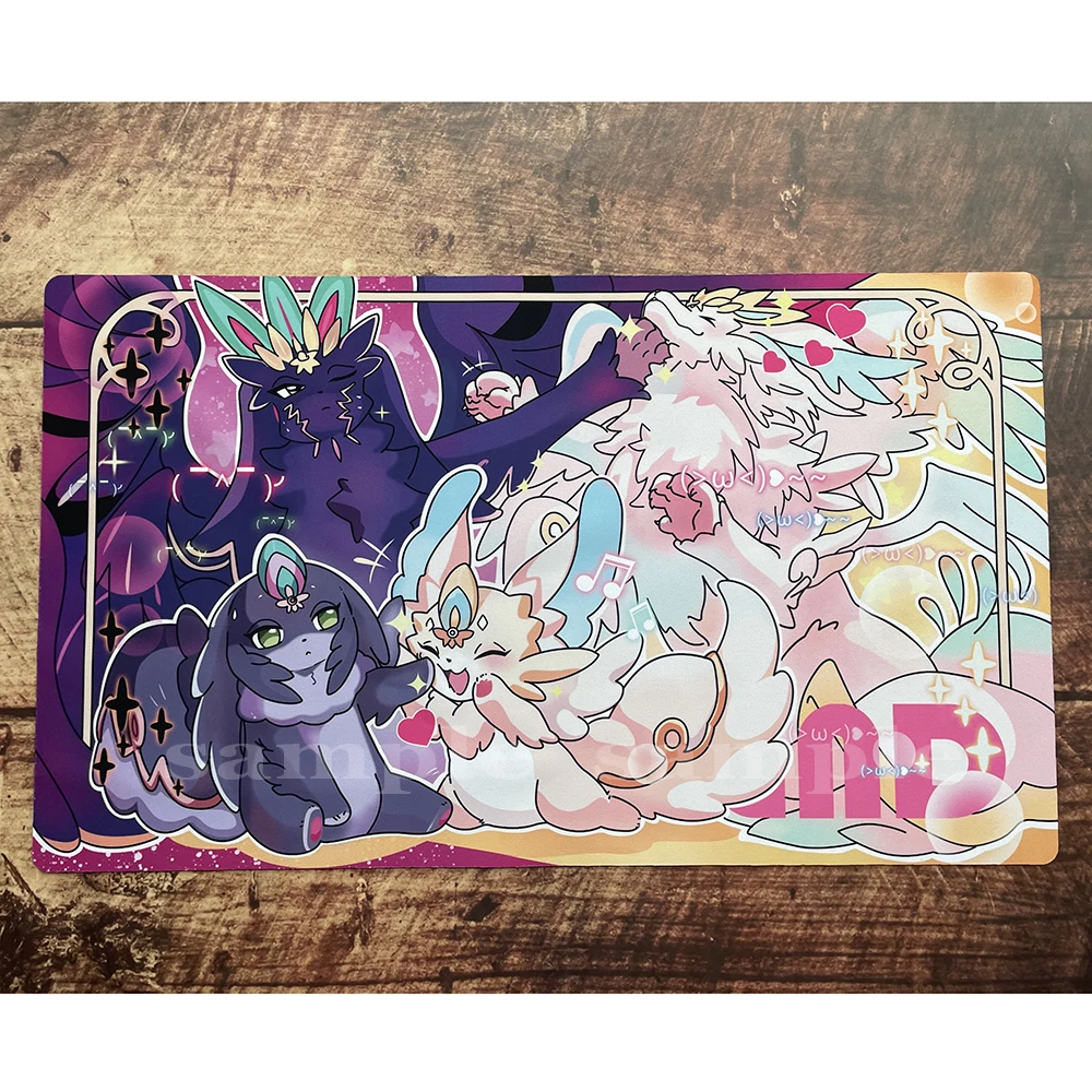 Yu-Gi-Oh Purrely Expurrely Noir Playmat Card Pad Happiness Paymat YGO Mat MTG KMC TCG YuGiOh Mat-62