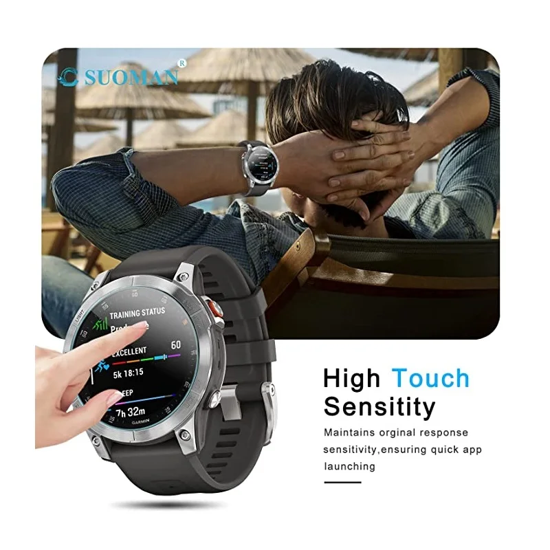 3PCS Ʈ ġ ȭ ȣ Garmin Fenix 7s ȭ  Ƽ ũġ ȣ ʸ Fenix 7X