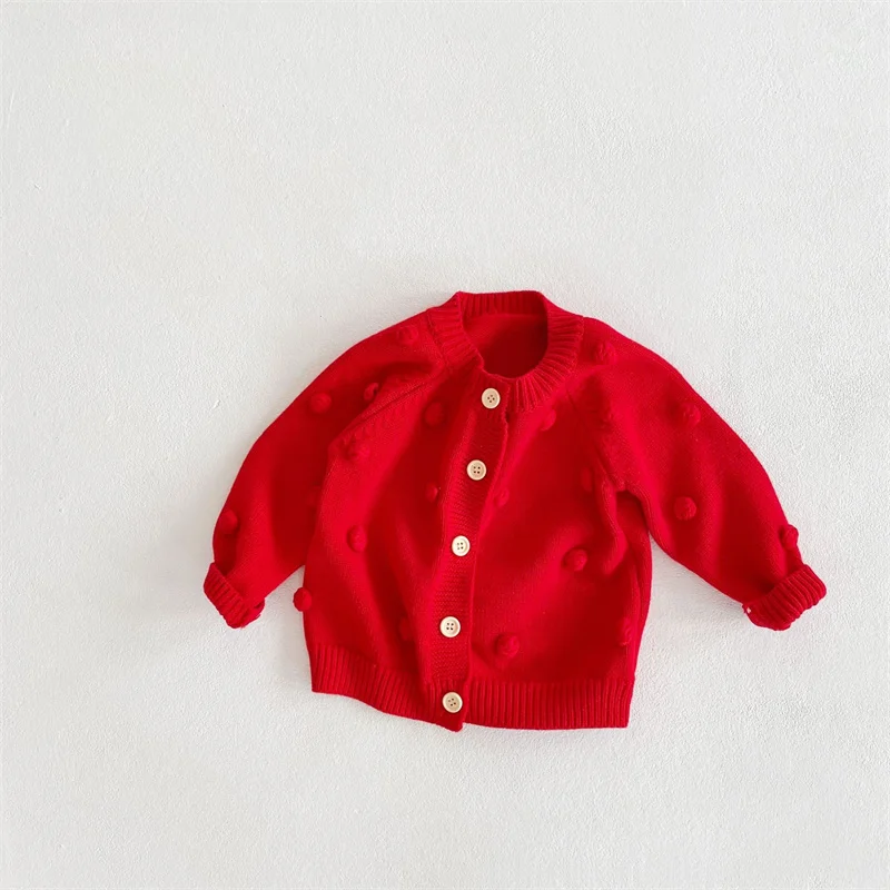 Baby Casual Basic Sweater Spring Sweater Baby Soft Cotton Clothing Boys Girls Solid Cardigan Sweaters Boy Girl Outwear