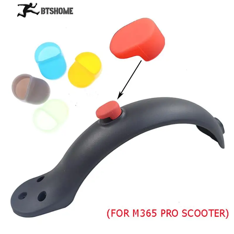 For XiaoMi M365 Rear Fender Guard Silicone Hook Cover Electric Scooter Skateboard Back Mudguard Shield Accessories
