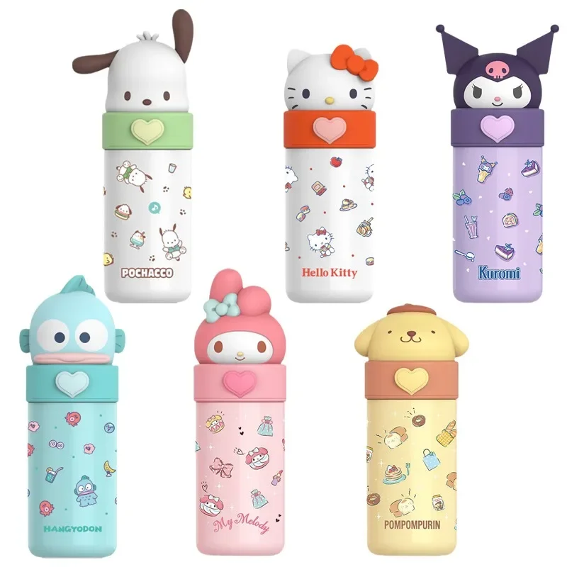

Cartoon Sanrioed My Melody Kuromi Hellokittys Cute 350ml Insulated Cup Kawaii Portable Stainless Steel Water Cup Student Cup