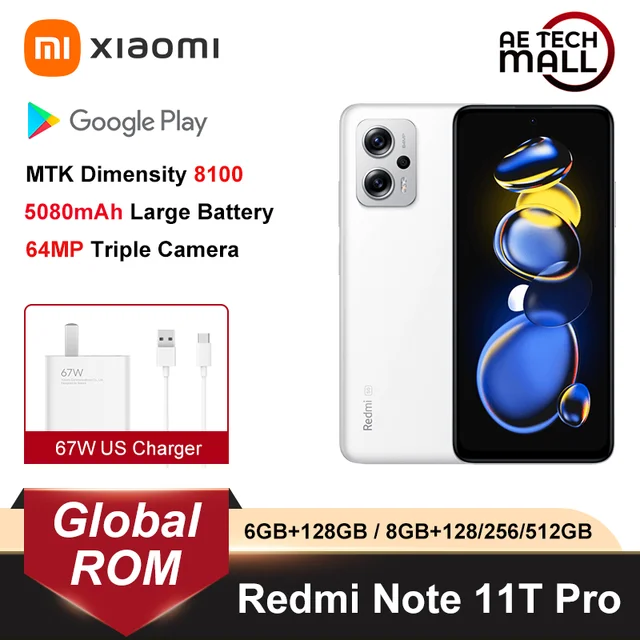 Xiaomi Redmi Note 11T Pro (Dimensity 8100)