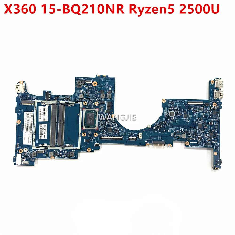 

For HP ENVY X360 CONVERTIBLE 15-BQ210NR 15-BQ Laptop Motherboard L34922-601 L34922-001 UMA Ryzen5 2500U 16907-1 100% Working