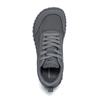 HOBIBEAR Minimalist Wide Toe Shoes Mens Womens Artificial Leather Running Sneakers Lace Up Lightweight Breathable Walking Shoes 4