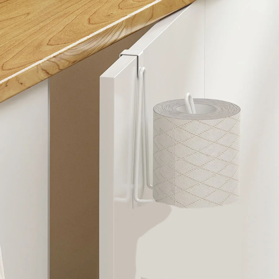 Toilet Roll Paper Holder Organizer 1 Pc paper towel holder toilet paper holder toilet paper rack toilet roll holder paper towel rack Wall Mount Storage Stand Kitchen Bathroom No Drill Tissue Towel Dispenser
