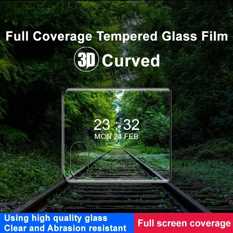 Curved Glass Screen Protector with Oleophobic Coating - Full Coverage Screen Shield