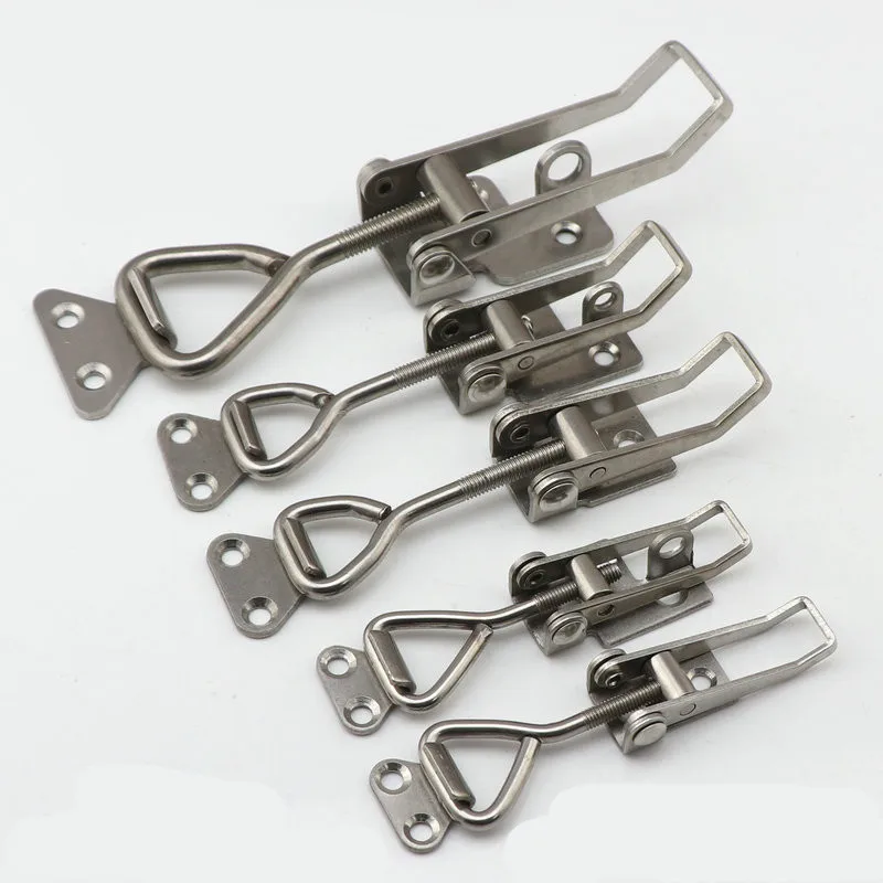 Stainless Steel Anti-Rattle Fastener Marine Boat Latch Locker Hatch Clamp Boat Locker Anti Rattle Latch Fastener Clamp Marine toggle latches decorative latches buckle clamp