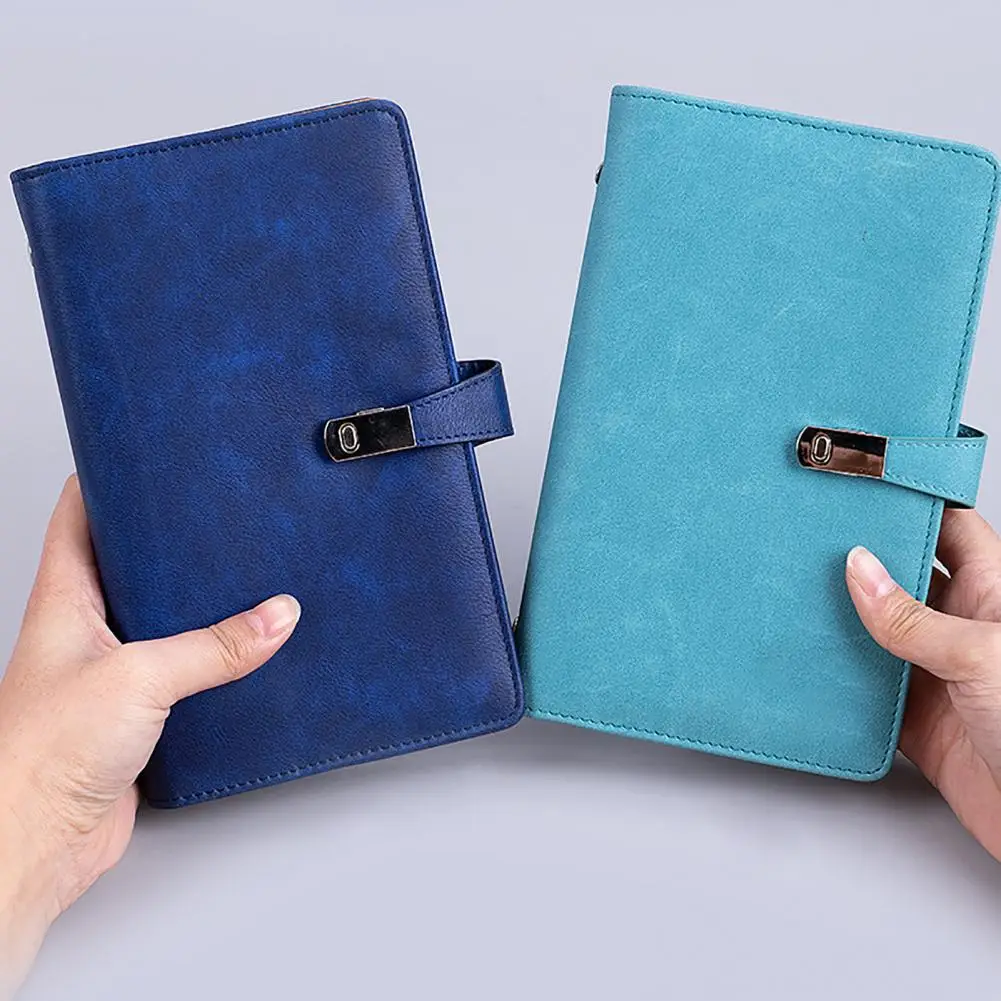 Business Card Holder 120 Card Slots Faux Leather Business Book Credit Protector for Home Office
