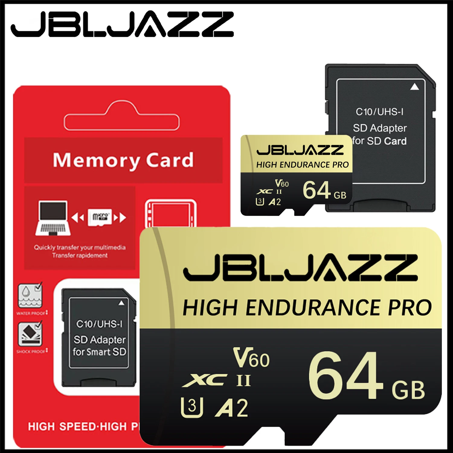 고내구성 SD 메모리 카드 128GB 256GB 512GB 실제 용량 마이크로 SD 카드 U3 고속 TF 플래시 카드 모니터링/카메라/PC용