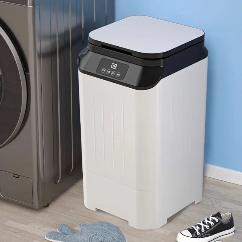 เครื่องซักรองเท้า 220V แบบอัตโนมัติเต็มรูปแบบ พร้อมฟังก์ชั่นซักและขจัดคราบในตัว เหมาะสำหรับรองเท้าและถุงเท้าขนาดเล็ก รุ่น EC 1