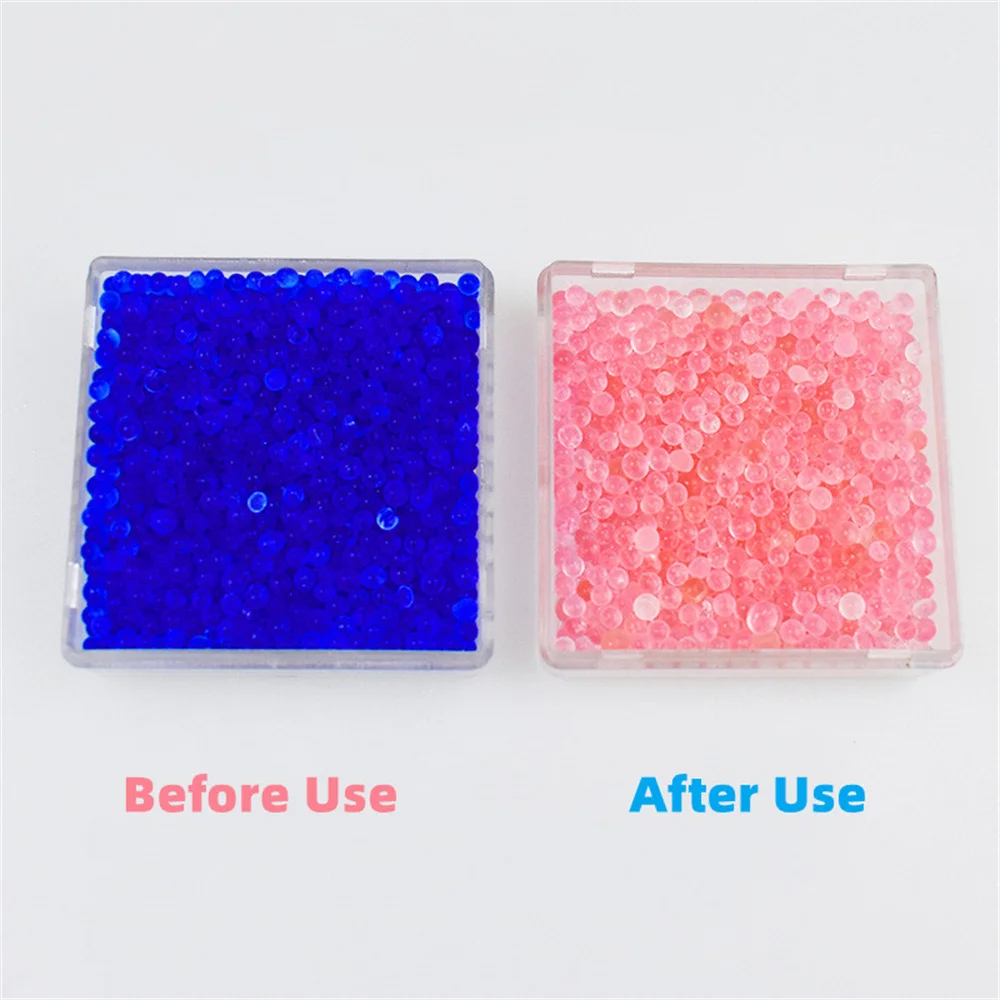 Reusable Silica Gel Beads Moisture Absorber Beads Color Changing Silica Gel Desiccant Bule
