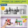 Rotating Organizer Non-Skid Spinning Rack for Cabinet Pantry Storage Tray For Kitchen Fridge Bathroom Makeup Vanity Countertop 4