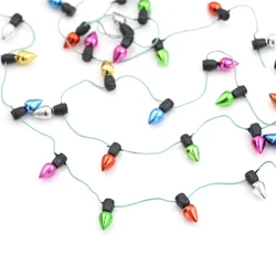1m Mini Colorful Christmas Fairy Lights Fake Light String Dollhouse Decor Miniature Craft Furniture Accessory Pretend Play Toy