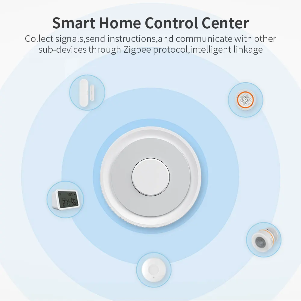 Zigbee Gateway Tuya HUB Wireless Bridge Smart Home Remote Control Zigbee 3.0 Pro