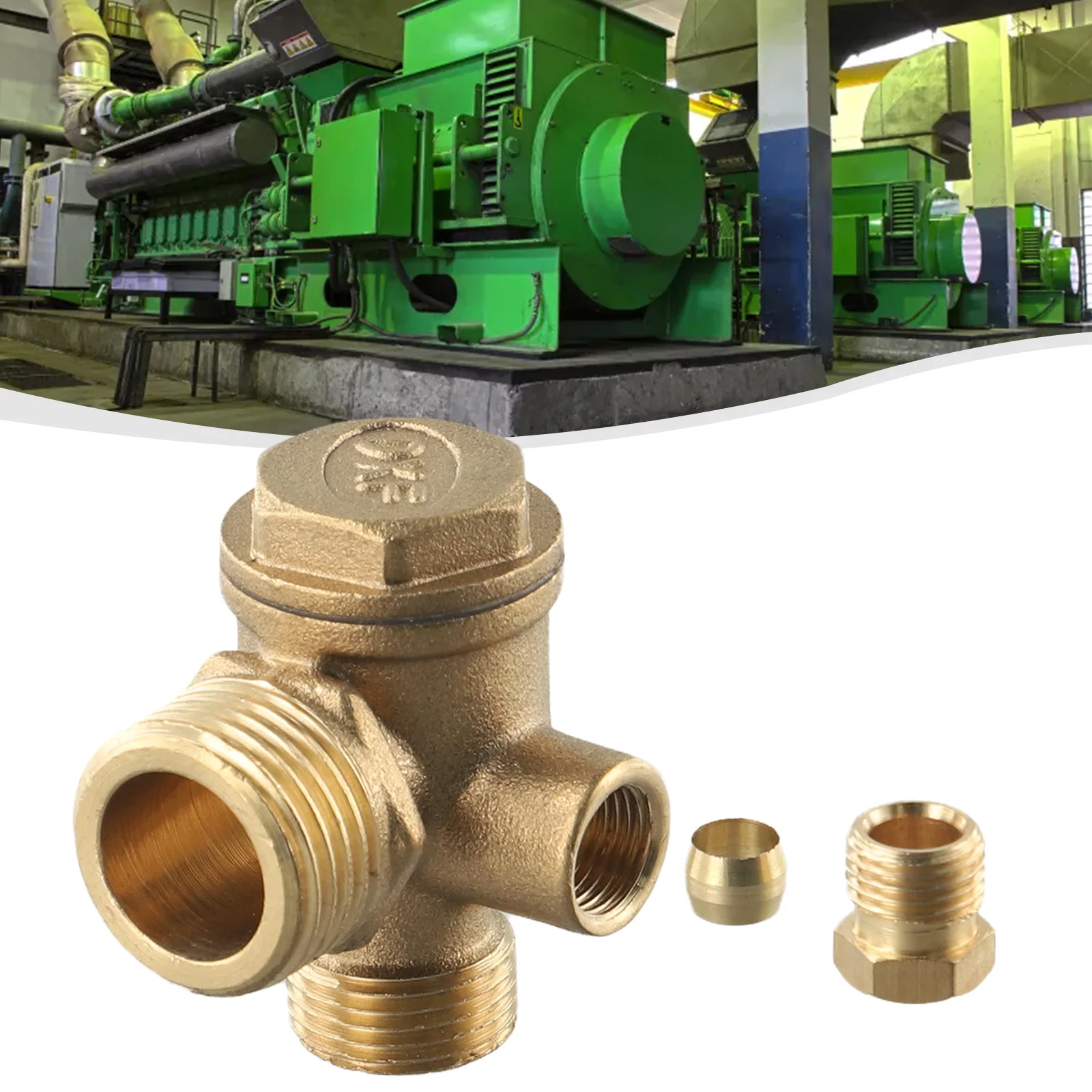 

3-Port G1/2 Threaded With Cylinder Screw Check Valve Air Compressor High Quality Piston Pum Air Pressure Check Valve