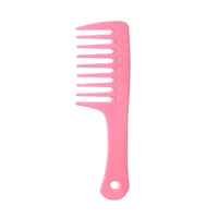 Small Wide-tooth Curly Hair Comb Adult Female Smooth Hair Comb Hairdressing Comb Styling Tool 2