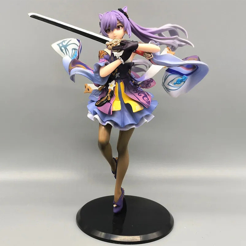 Figurine Keqing Genshin Impact 25 Cm - Statue PVC Haute Qualité - Neuf - Collection
