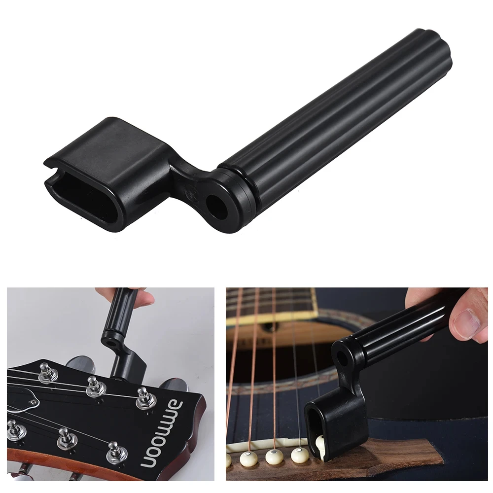 Guitar Bridge Guitar Bridge Pins Guitar Capo Plastic Acoustic Electric Guitar Bass String Peg Winder Bridge Pin Puller Guitar Repair Maintenance Tool
