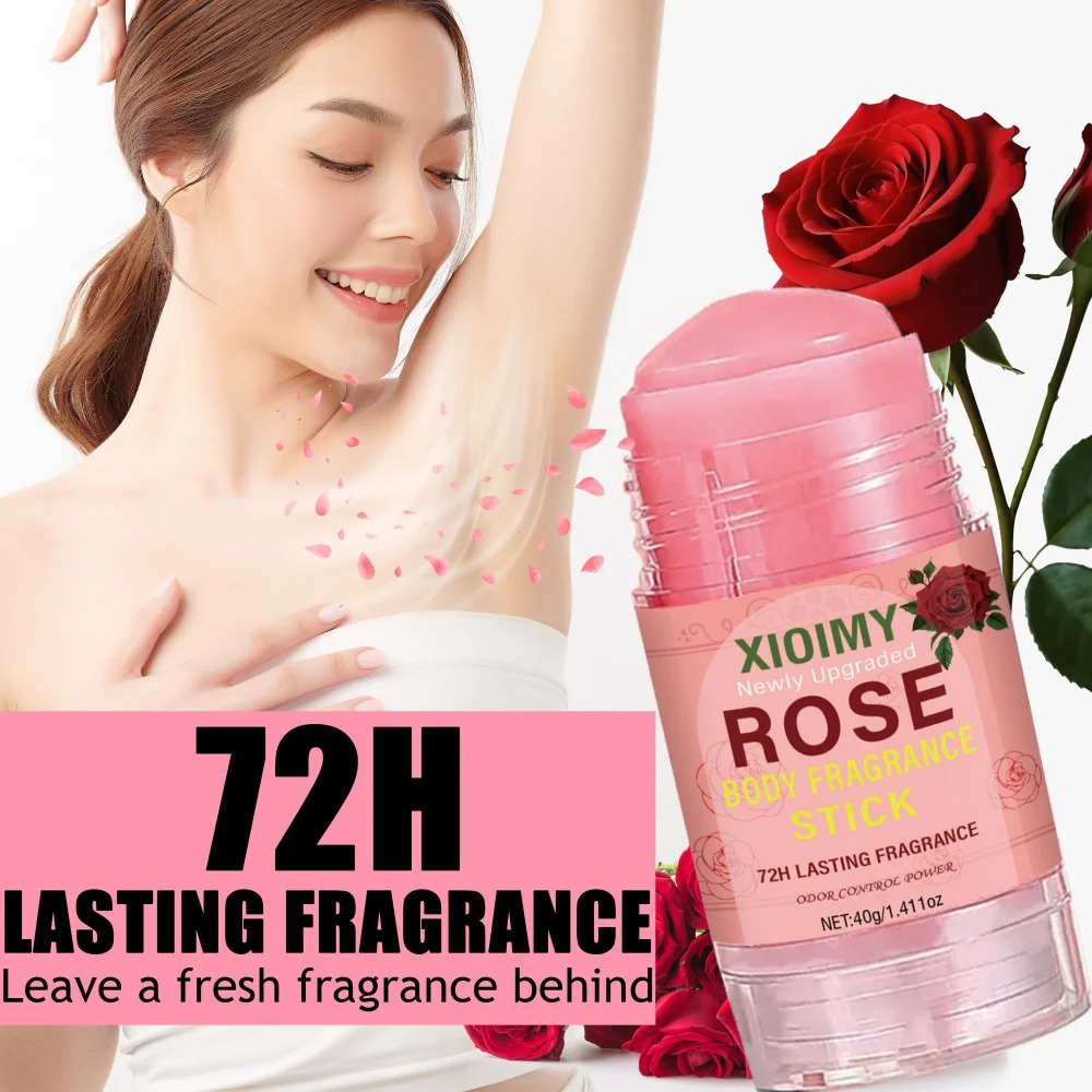 Rose Scented Deodorant Perfume Moisturizing Floral Odour Remover_voghion.com