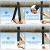 150x5cm Tree Swing Hanging Straps Kit Holds 2000lb With 2 Heavy Duty Carabiner Perfect for Swings Hammock Easy Fast Installation 4