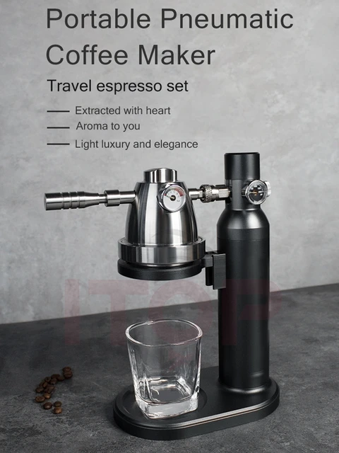 ITOP Pneumatic Coffee Machine Portable Manual Home Outdoor Air Pump Air  Pressure Extraction Espresso Semi-automatic Coffee Maker - AliExpress