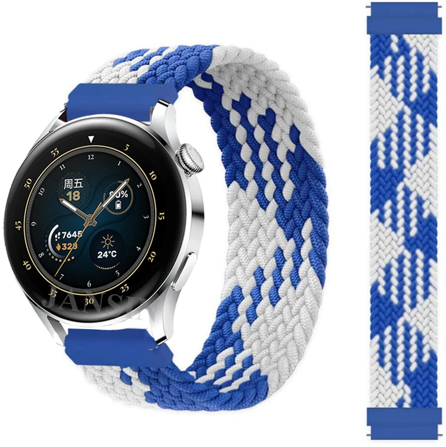 Braided Solo Loop Elastic Fabric Sport Wristband Bracelet Strap