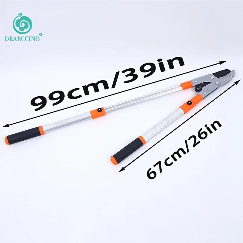 견고한 전지가위, 긴 손잡이 견고한 텔레스코픽 전지가위 - 고정밀 샤프 SK5 합금강 블레이드